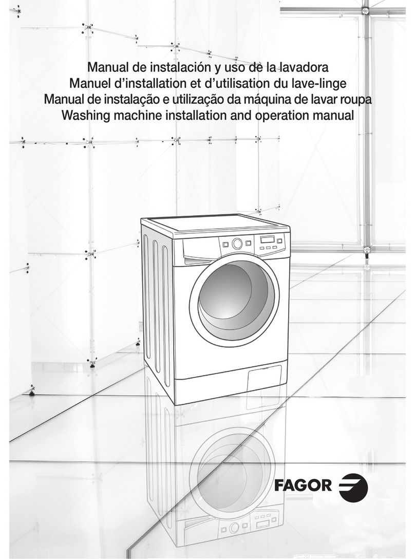 Fagor Washing machine Instruction Manual