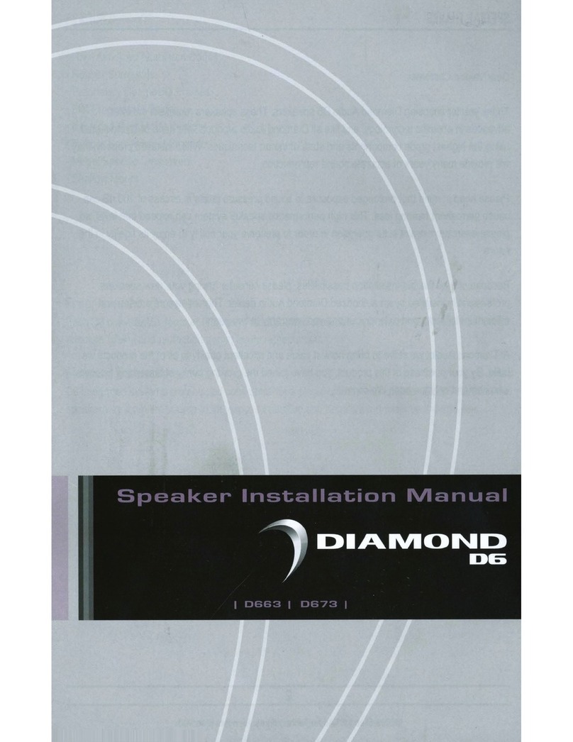 Diamond Audio D663 installation manual