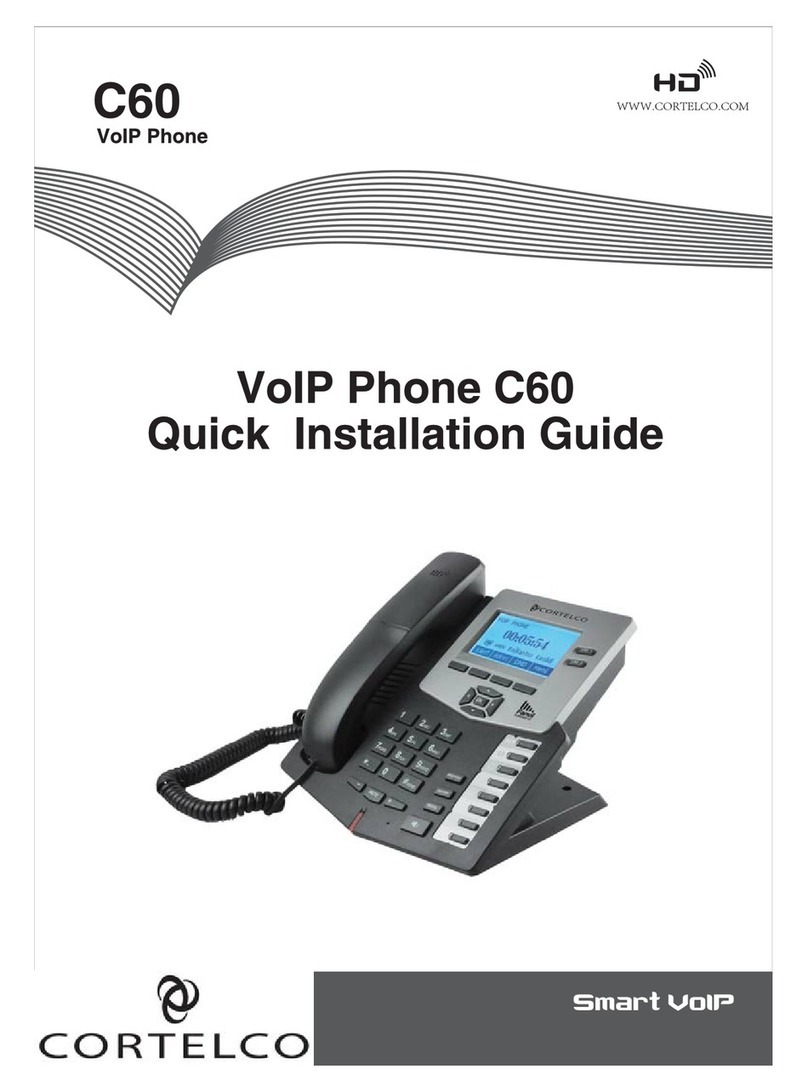 Cortelco C60 User manual