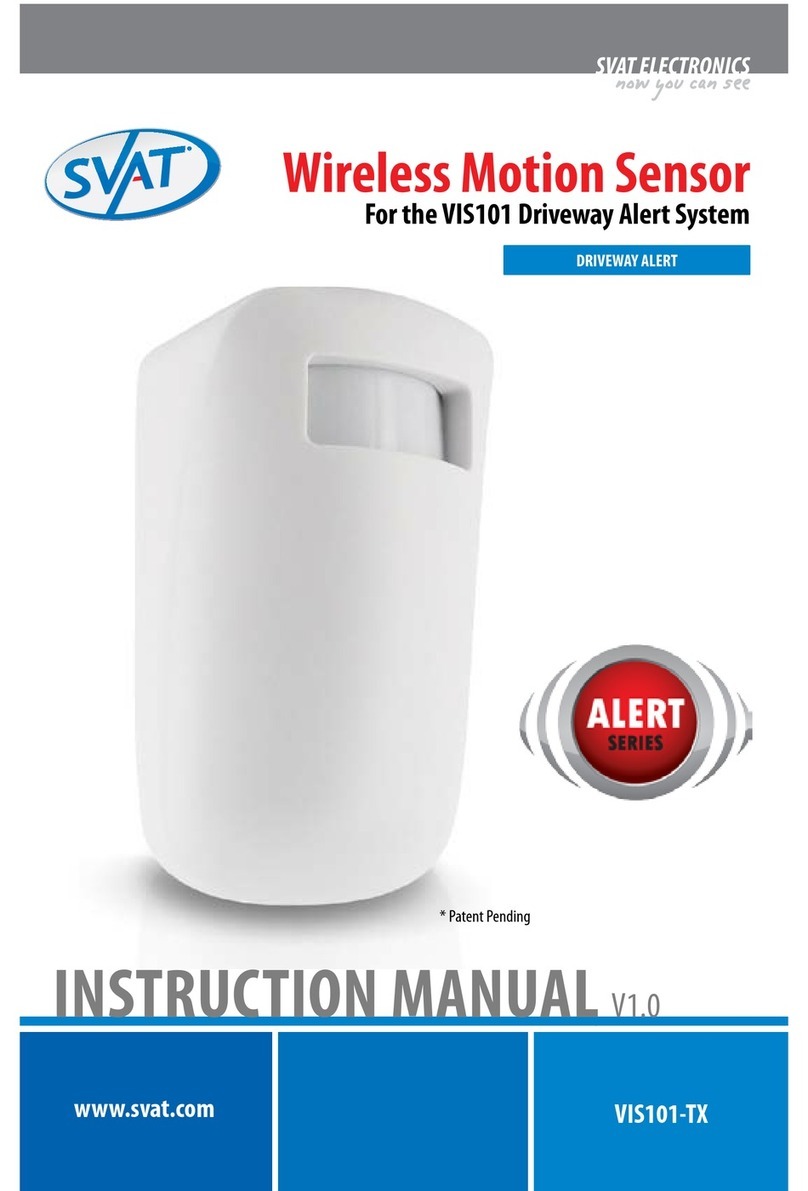 SVAT VIS101-TX instruction manual