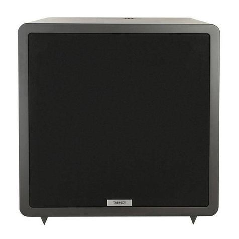 Tannoy TS:SUB instruction manual
