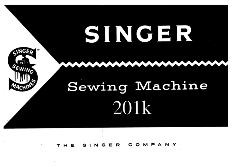 Singer 201K Instructions for using