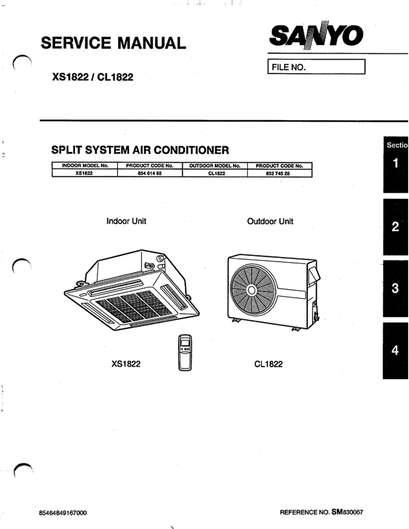 Sanyo XS1822 / CL1822 Service manual