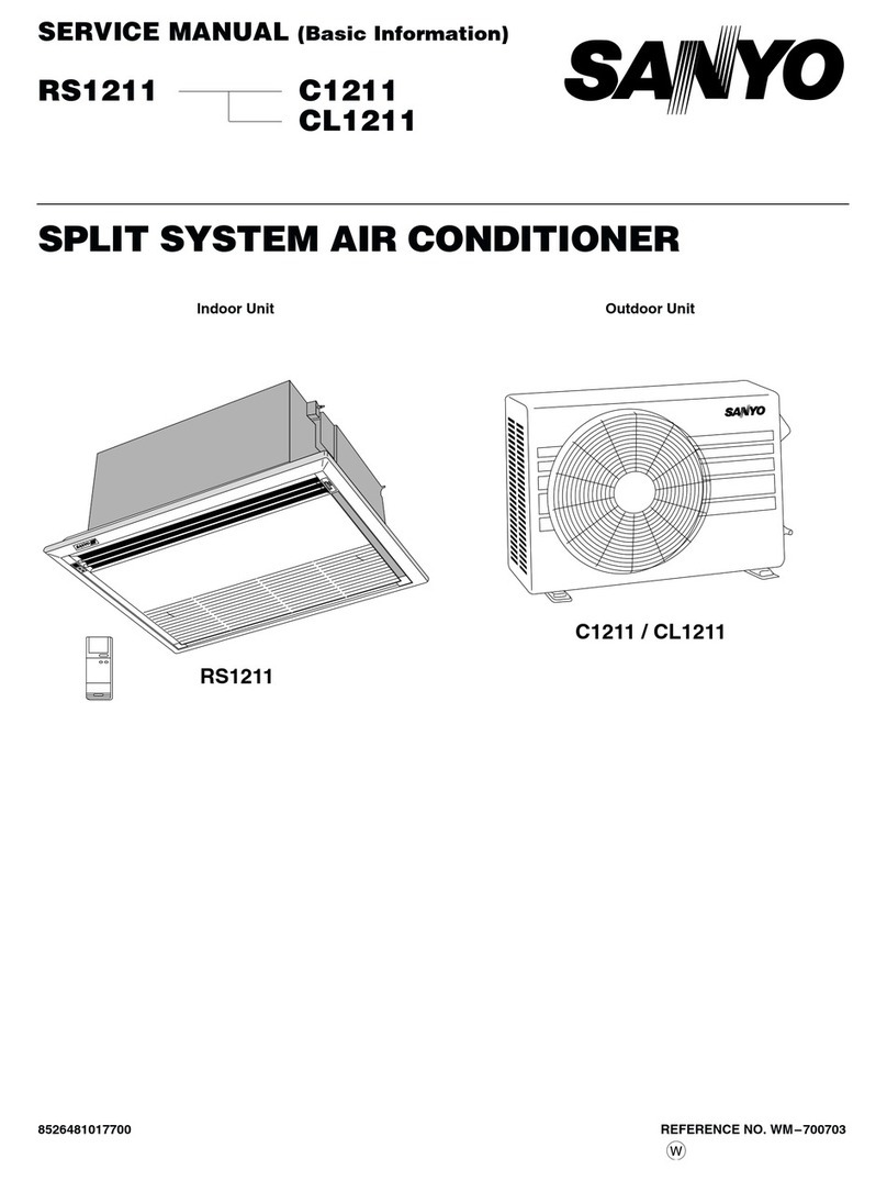 Sanyo RS1211 / C1211 User manual