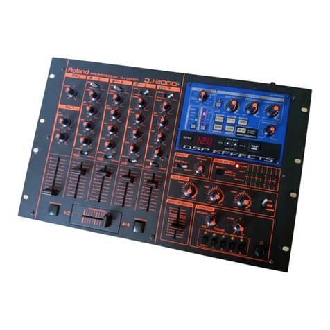 Roland DJ-2000 User manual