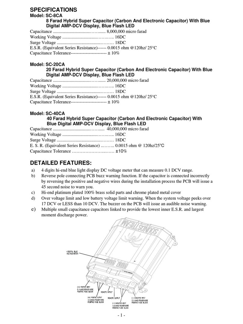 Soundstream SC-8CA user manual