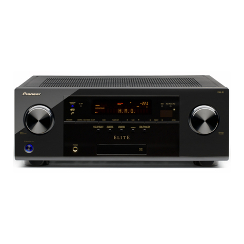 Pioneer Elite VSX-51 User manual Pioneer Elite VSX-51 User manual