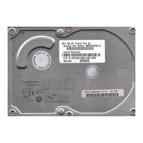 Quantum FIREBALL PLUS AS 10.2 User manual