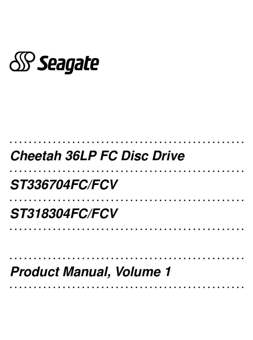 Seagate ST336704FC User manual