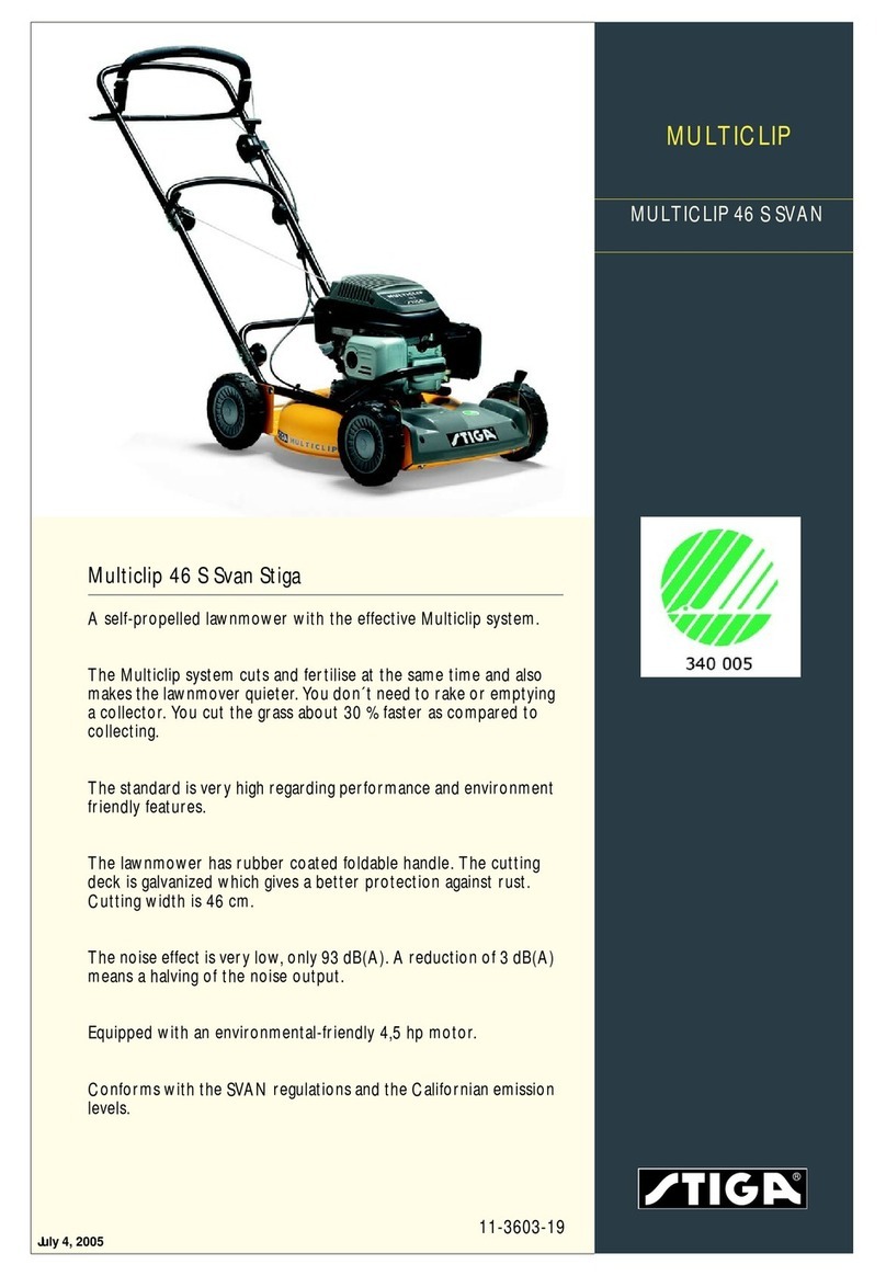 Stiga MULTICLIP 46 S SVAN User manual