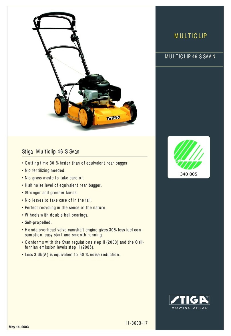 Stiga MULTICLIP 46 S SVAN User manual