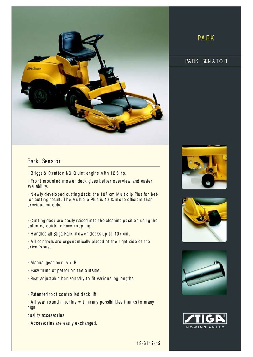 Stiga Park Senator User manual