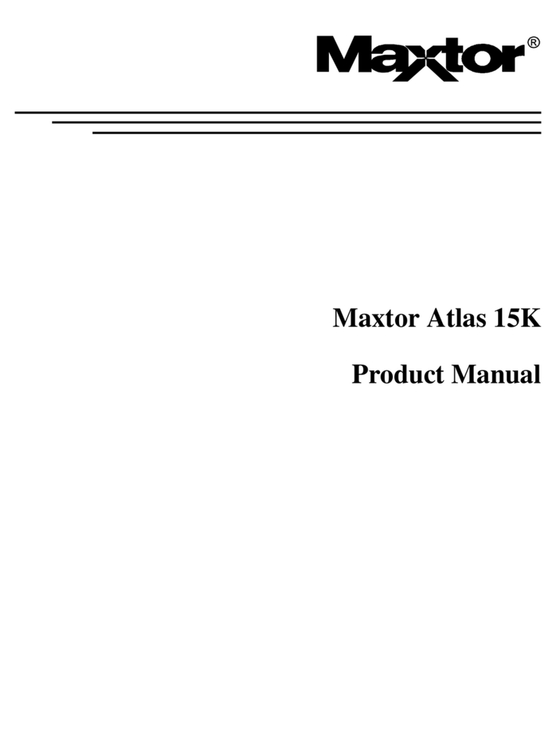 Maxtor Atlas SCSI Drive 15K II product manual