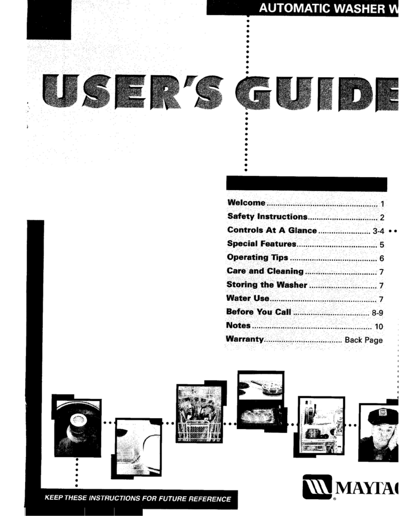Maytag LAT9206B User manual