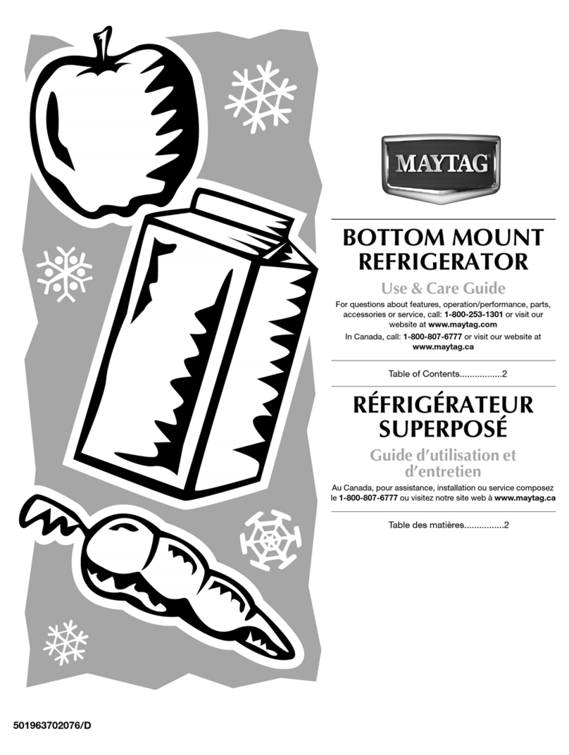 Maytag 501963702076/D User manual