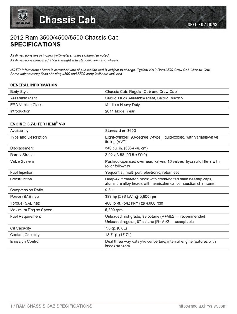 RAM Ram 3500 2012 Specifications