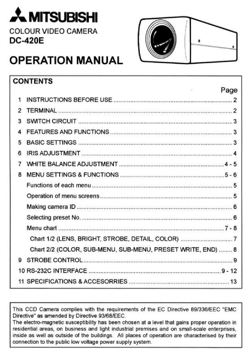 Mitsubishi DC-420E User manual