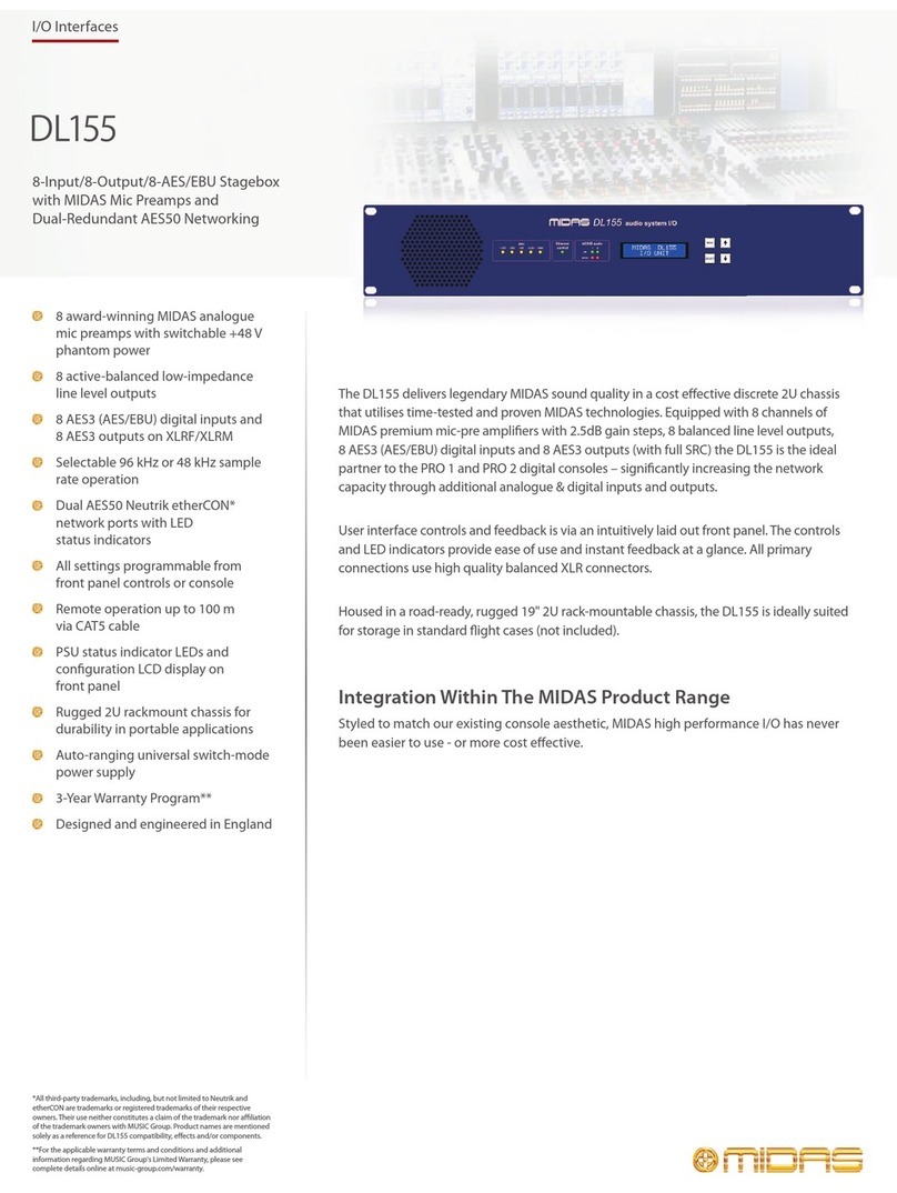 Midas DL155 Specifications