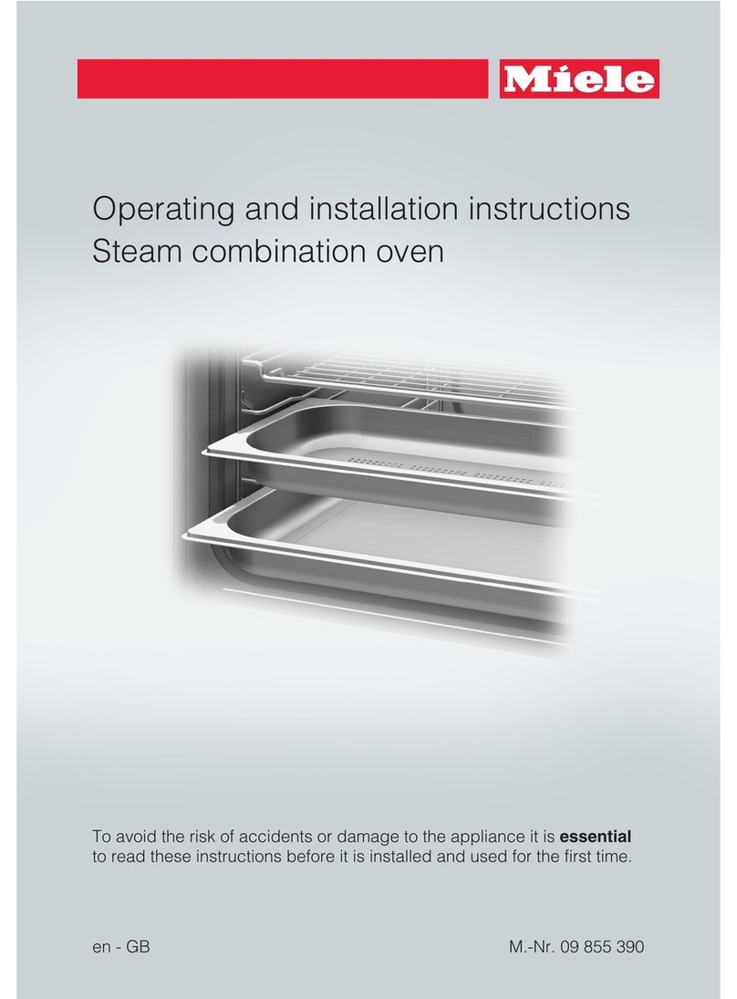 Miele DGC 6800 Operating and installation instructions