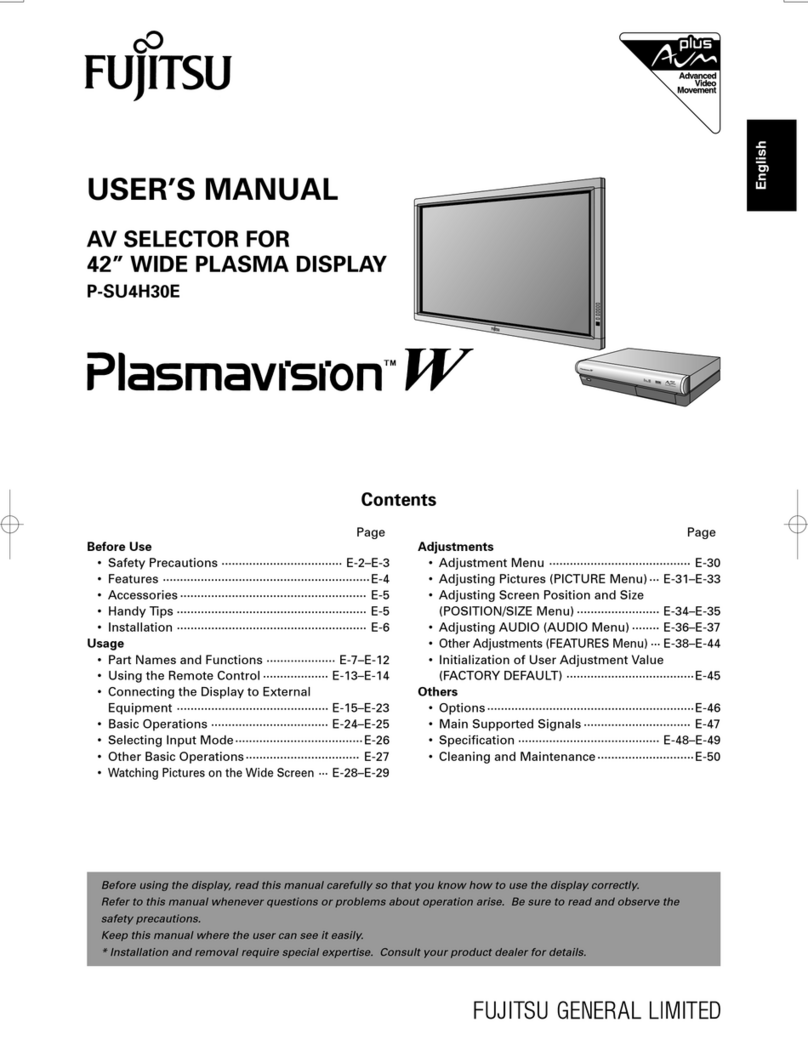 Fujitsu P-SU4H30E user manual