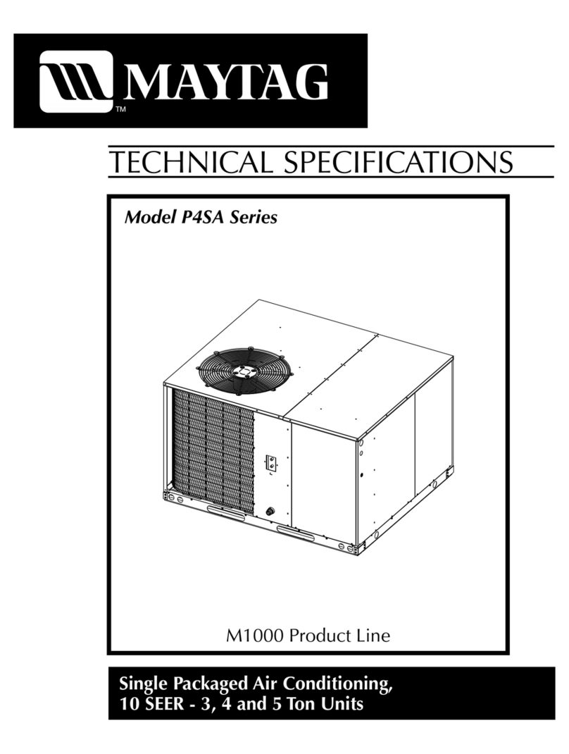 Maytag P4SA Series User manual