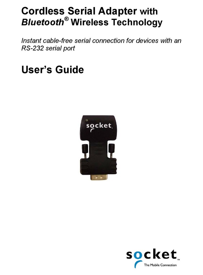 Socket Socket RS-232 RS-232 user guide