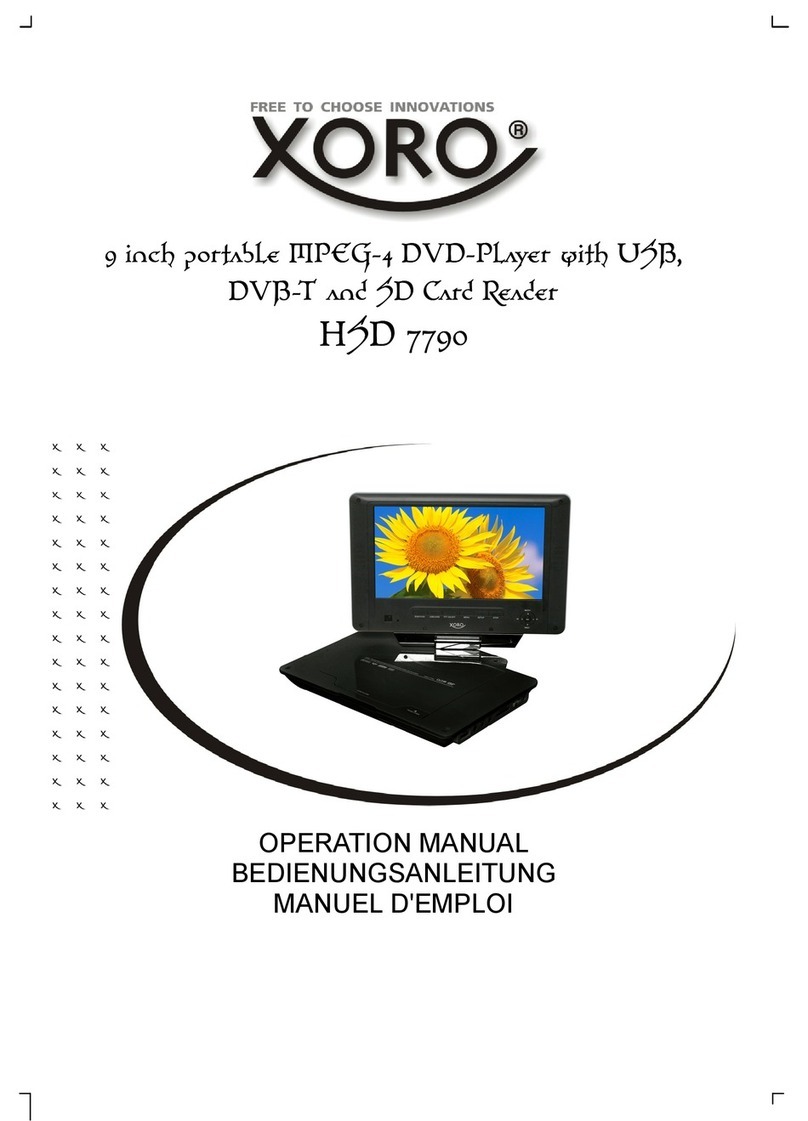 Xoro HSD 7790 Operation manual