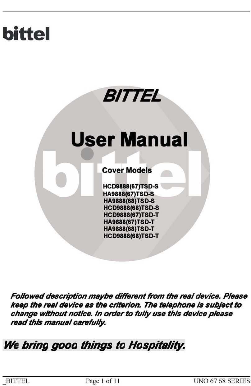 Bittel UNO Media HCD9888(67)TSD-S user manual