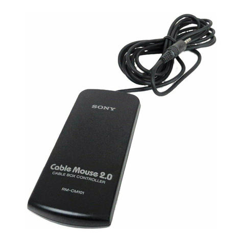 Sony RM-CM101 User manual
