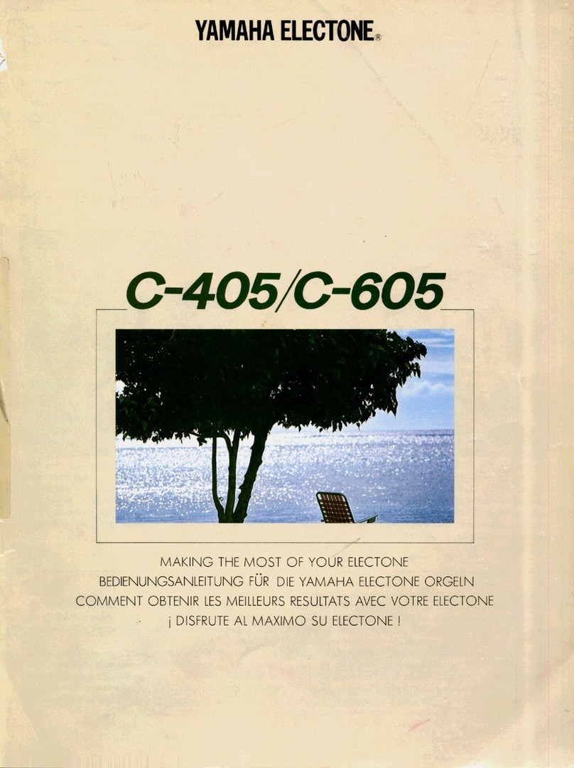 Yamaha Electone C-405 Mode d'emploi
