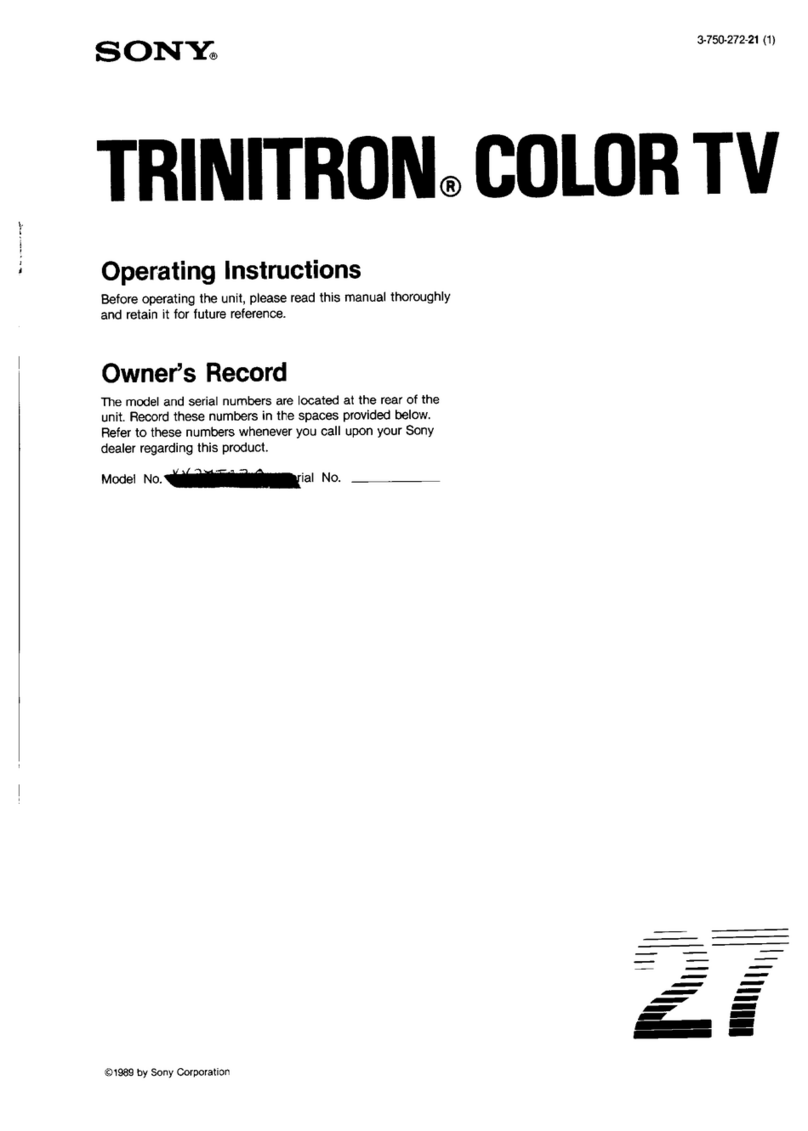 Sony Trinitron User manual
