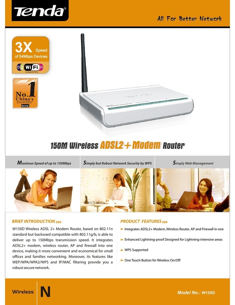 Tenda W150D User manual