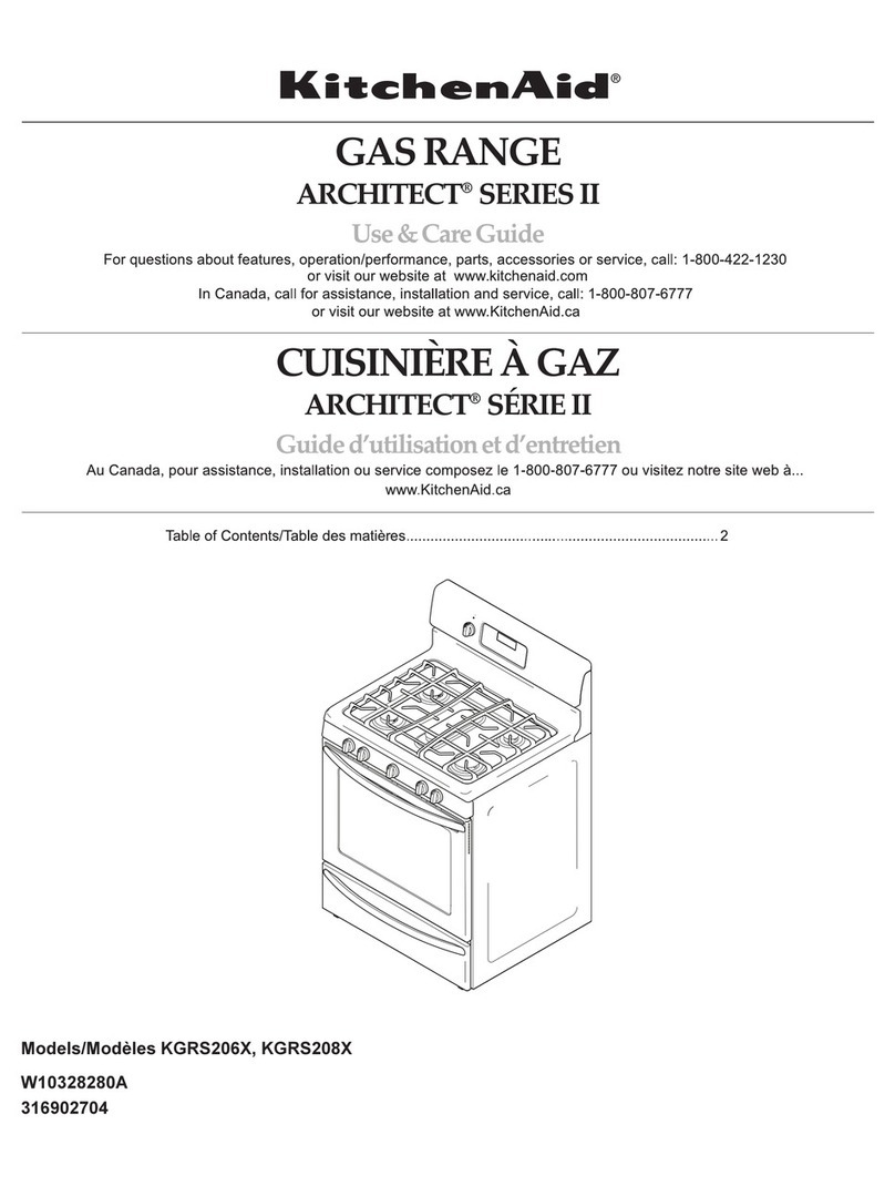 KitchenAid ARCHITECT SERIES II User manual