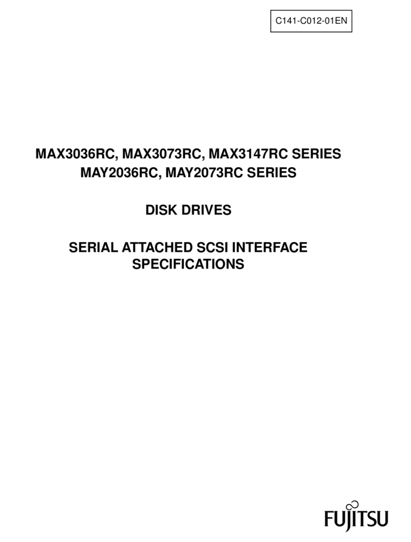 Fujitsu MAX3036RC SERIES User manual