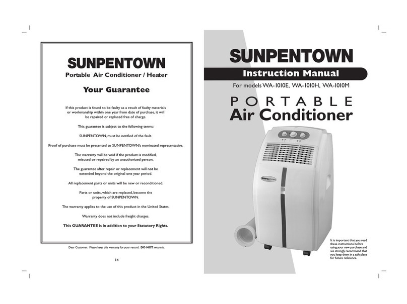 Sunpentown WA-1010E User manual