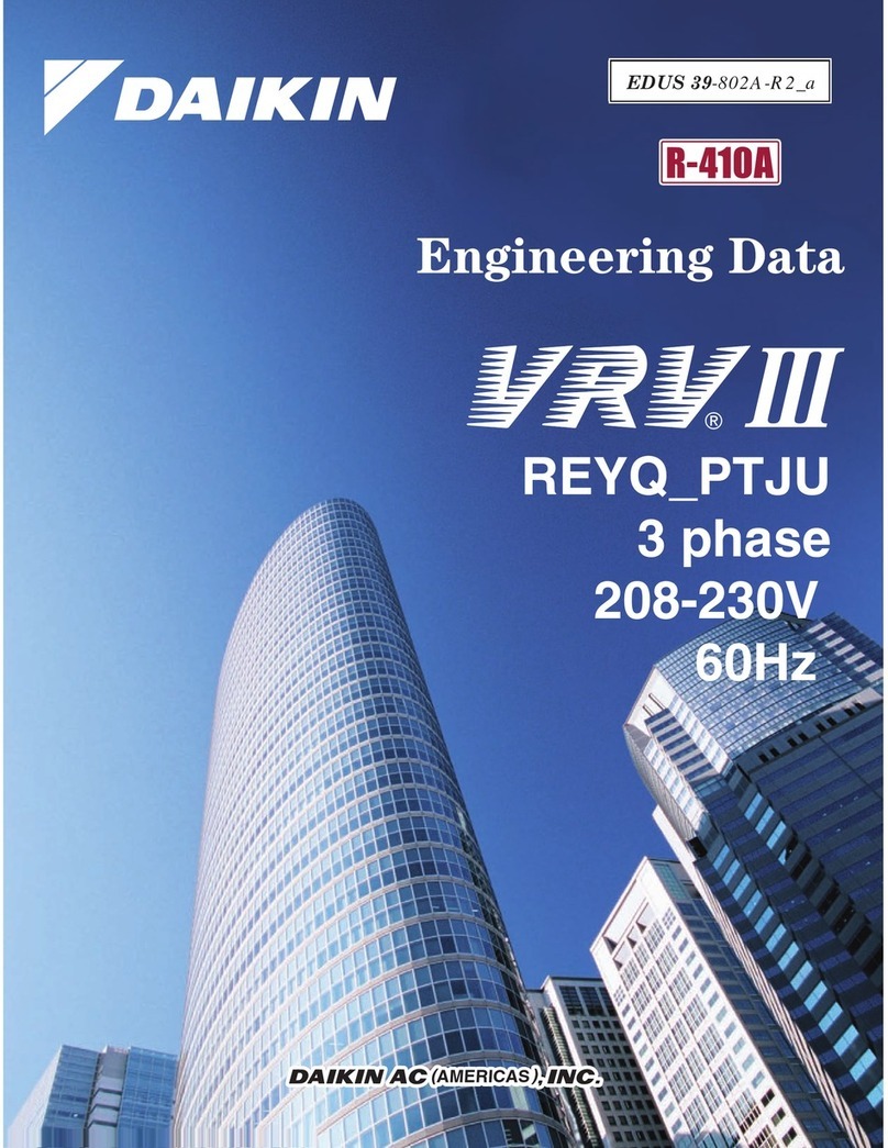 Daikin REYQ_PTJU Dimension Guide