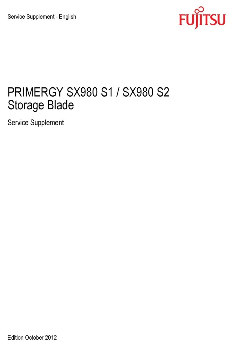 Fujitsu PRIMERGY SX980 S1 Owner's manual