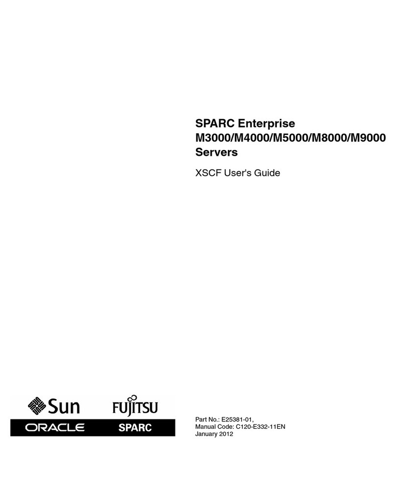 Fujitsu SPARC EnterpriseM3000 User manual