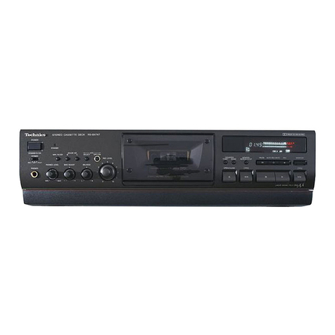 Technics RS-BX747 User manual
