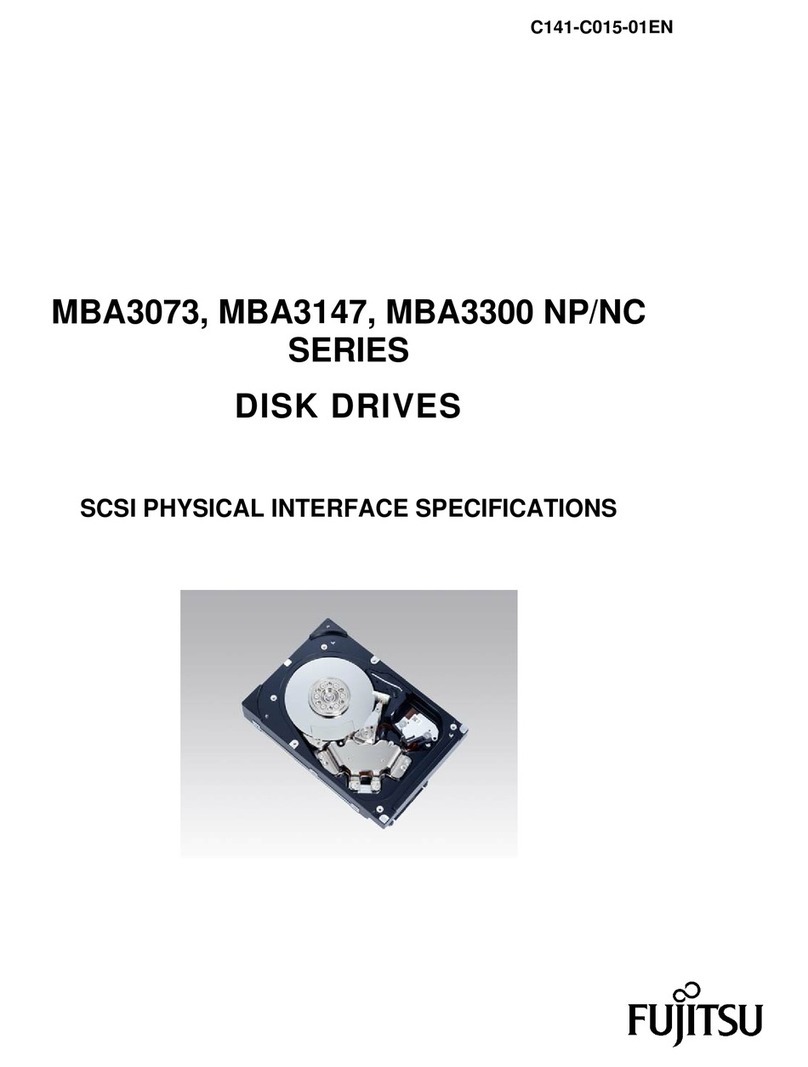 Fujitsu MBA3300 NP SERIES User manual