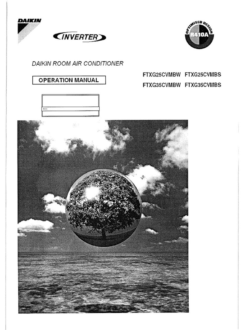 Daikin FTXG25CVMBW User manual