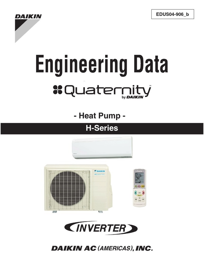 Daikin Quaternity H-Series Instruction Manual