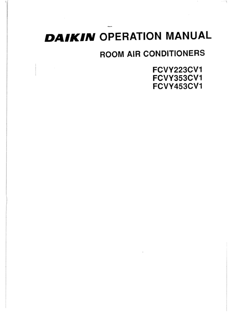 Daikin FCVY223CV1 User manual