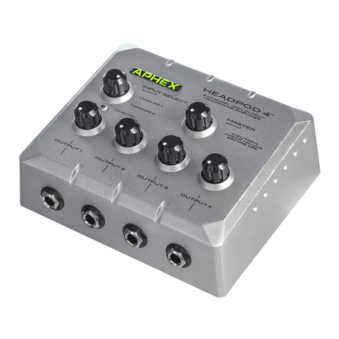 Aphex HeadPod 4 User manual