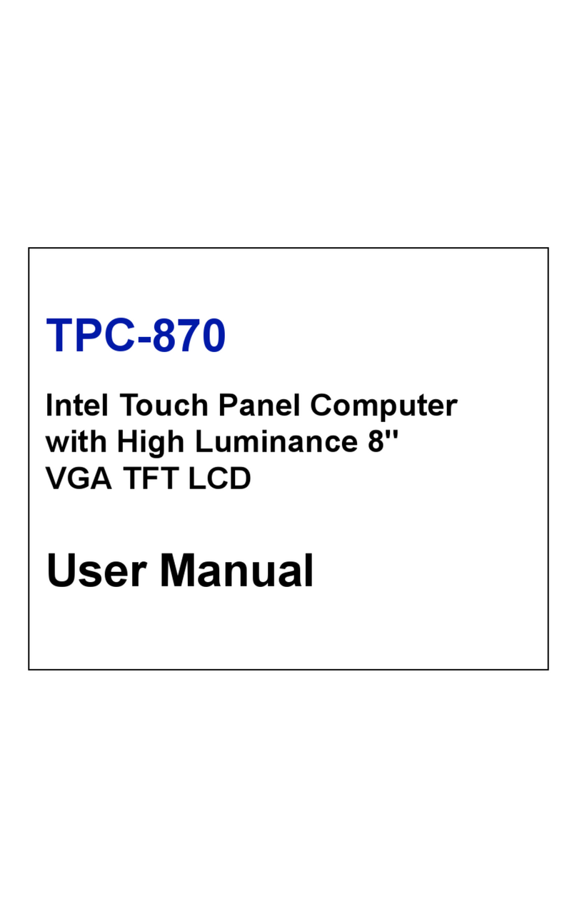 Advantech TPC-870 User manual