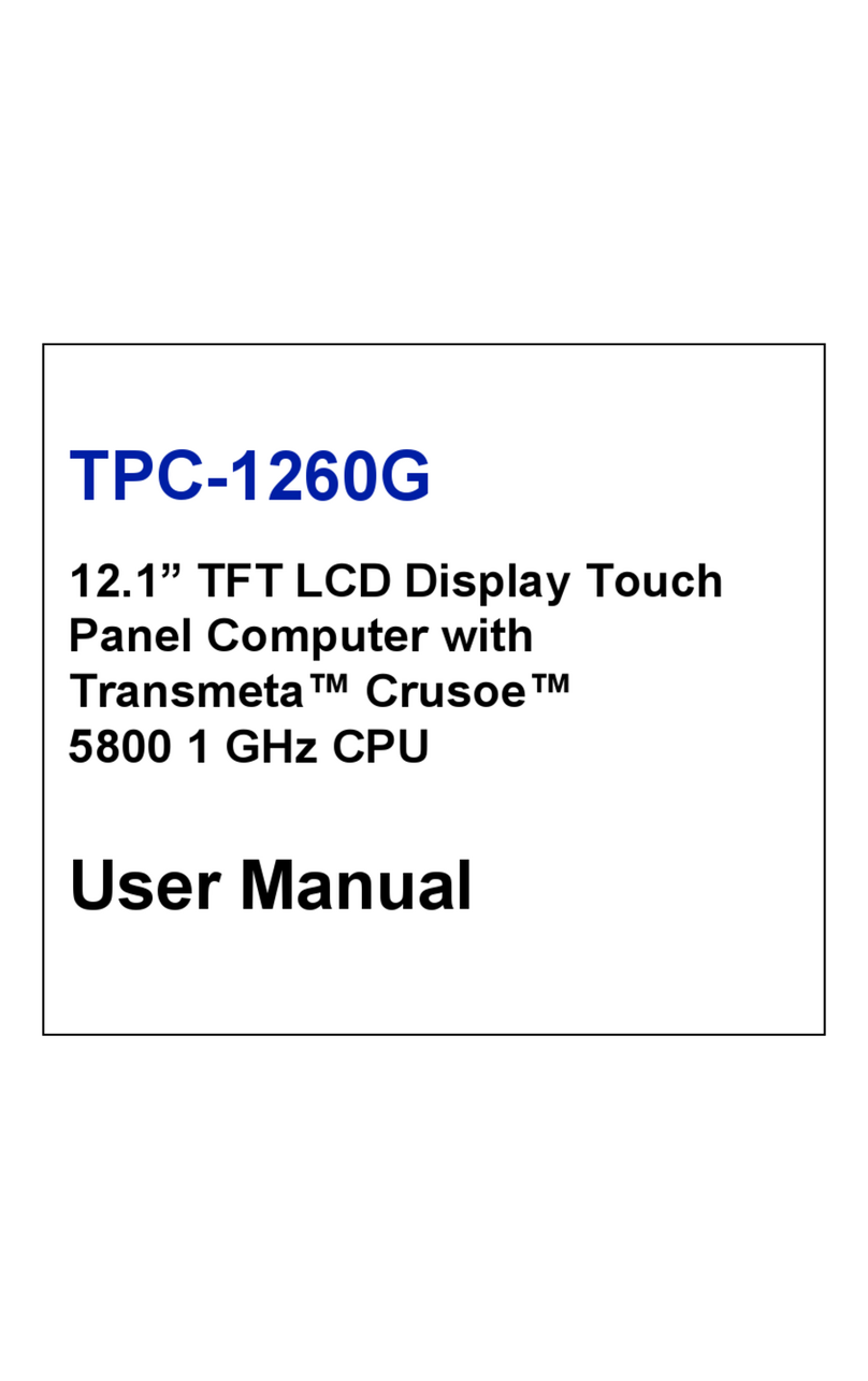 Advantech TPC-1260G User manual