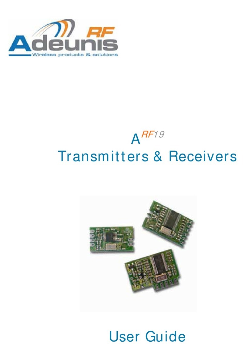 Adeunis RF Arf19 user guide