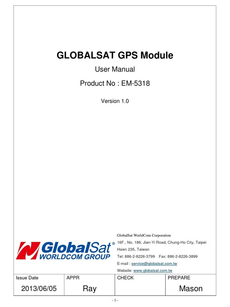 Global Sat EM-5318 user manual