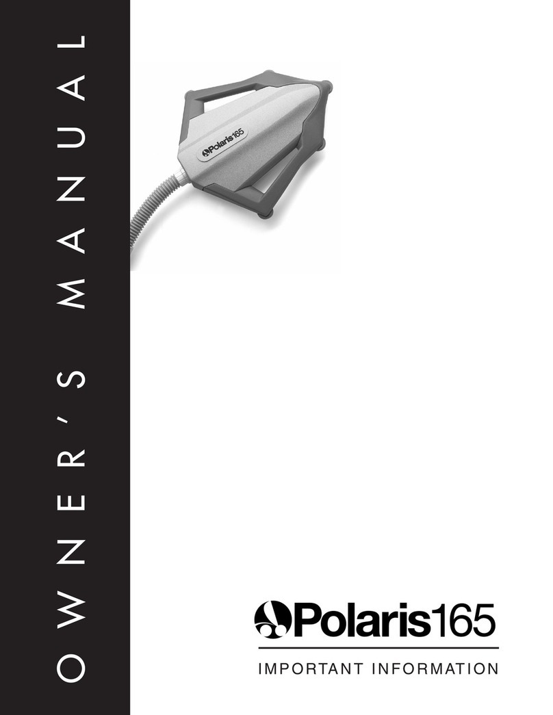 Polaris Vac-Sweep 165 User manual