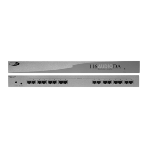 Gefen 1x16 Audio DA User manual Gefen 1x16 Audio DA User manual